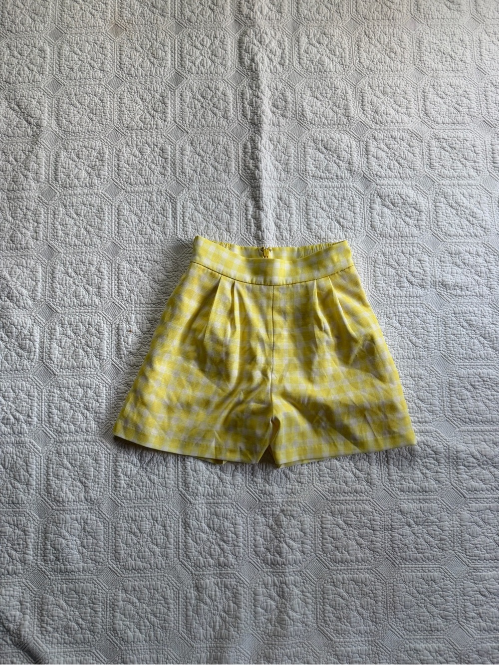 Hutch Yellow Gingham Women's Shorts